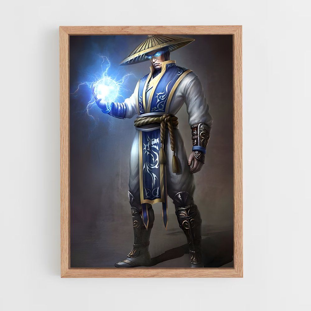 Poster Raiden : Foudre Éternelle – affiche Mortal kombat (vue 4)